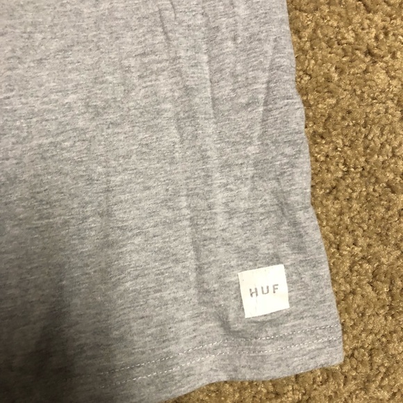 COPY - Huf blank tee heather grey Medium and large - Picture 2 of 2